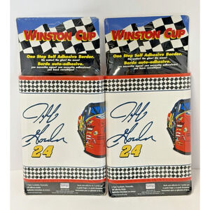 Jeff Gordon #24 Winston Cup Racing Wall Border NASCAR Lot of 2 NOS